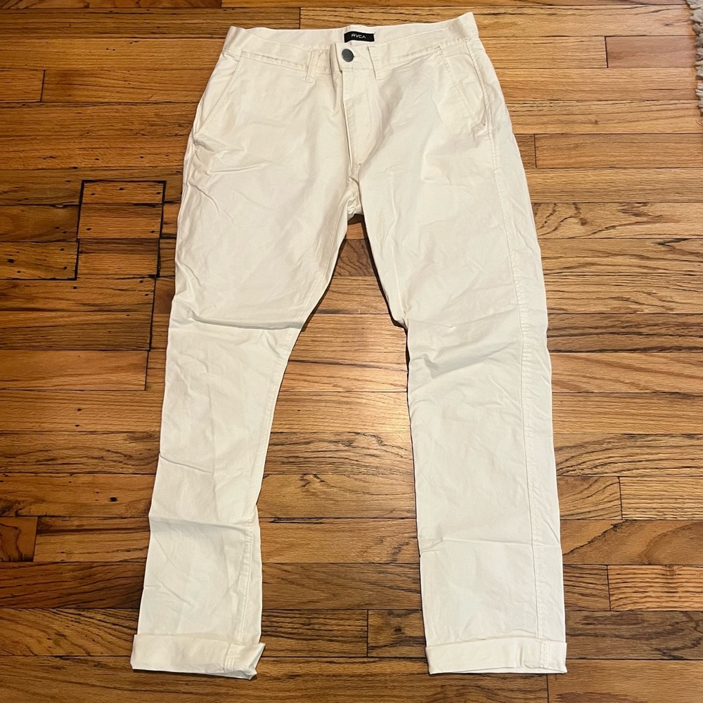 RVCA Daggers Fit Men’s White/Cream Pants - 31